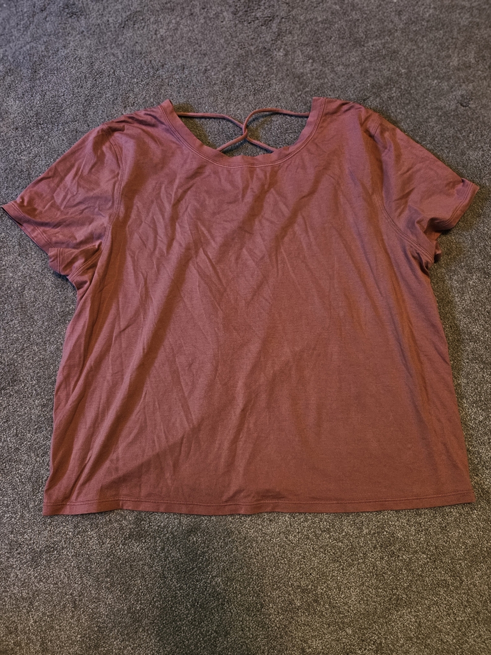 Lululemon Women’s Short Sleeve Crisscross Back Top - Pink